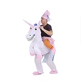 Anself - Disfraces Inflable De Unicornio Traje De...