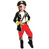 Odziezet Disfraz Capitán Pirata Niño Niña...
