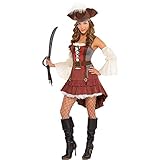amscan 844604-55 Disfraz de pirata para mujer con...