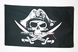 AZ FLAG Bandera Pirata SABLES 90x60cm - Bandera...