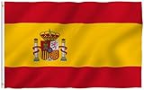Anley Fly Breeze Bandera de España de 3x5 pies -...