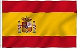 Anley Fly Breeze Bandera de España de 3x5 pies -...