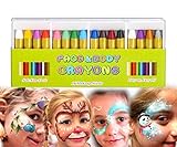 Mimoo Pintura Facial Ninos, 16 Colores Halloween...