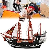 Barco Pirata,Pirates Playset, Modelo De Barco...