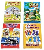 Cuatro juegos de cartas para niños de la marca...