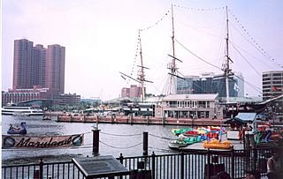 Puerto de Baltimore en Maryland