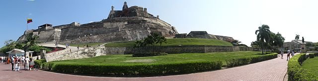 Fortaleza de San Felipe en Cartagena de Indias