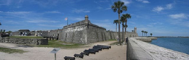 Vista Panorámica del Castillo de San Marcos en Florida