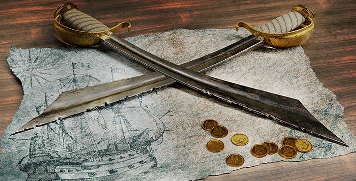 Espadas De Piratas ▷ DePiratas: Tienda online de artículos de Piratas